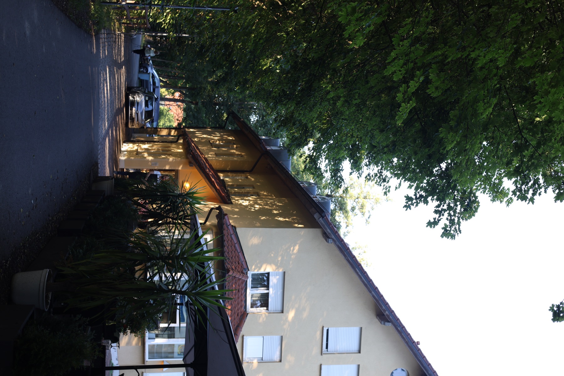 The Hotel Gondelfahrt exterior among trees